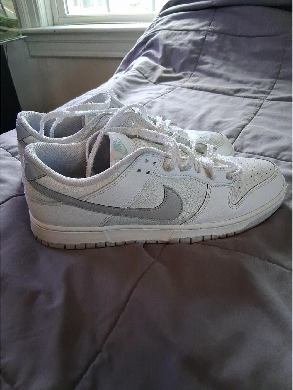 Nike Dunk SE Low Winter Storm Neutral White Pure Platinum- Size 12